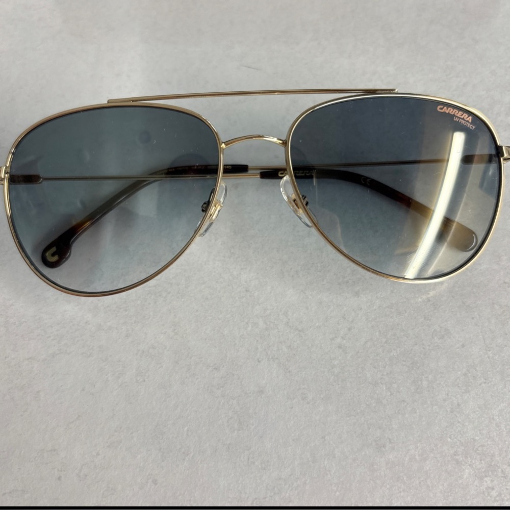 Carerra  UV PROTECT -Aviators - Blue/grey Tint - NEW - Gold Tortoise Shell Uni